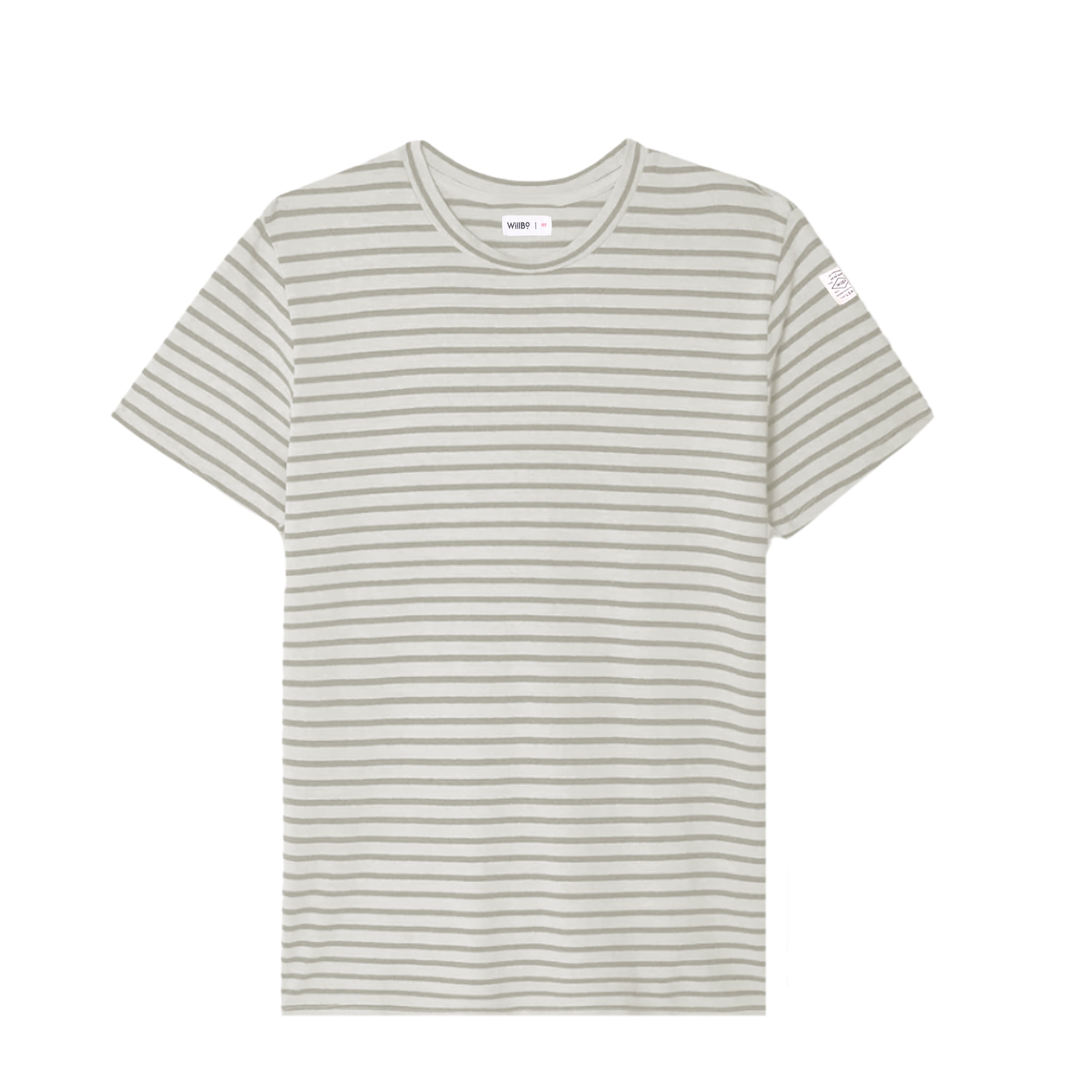 Striped Cotton SS Crew