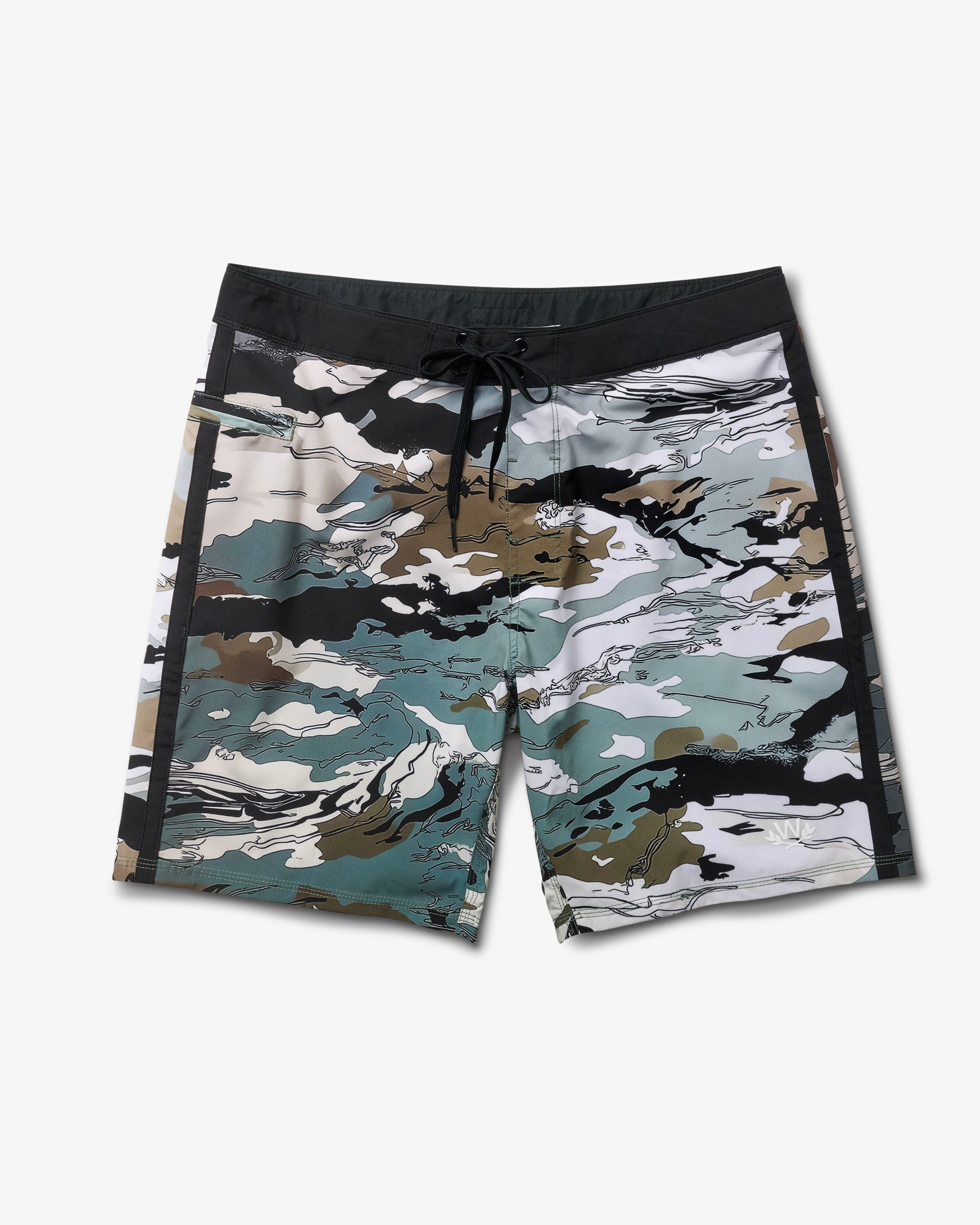 Camo / Black Stripe