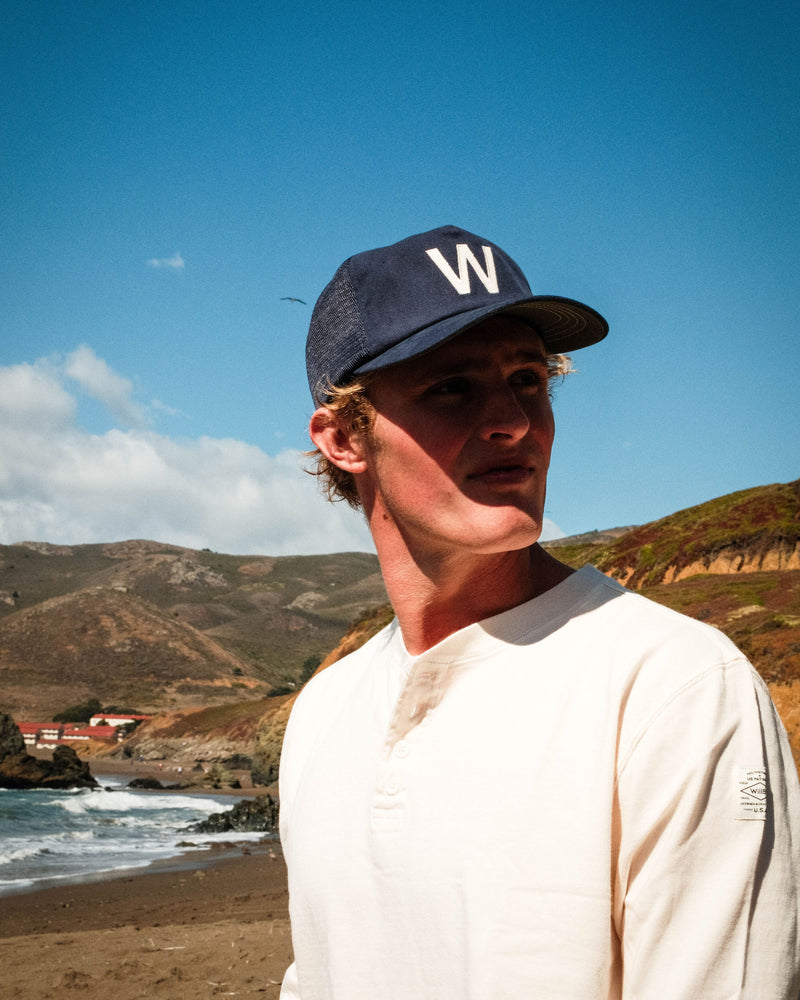 Navy / White